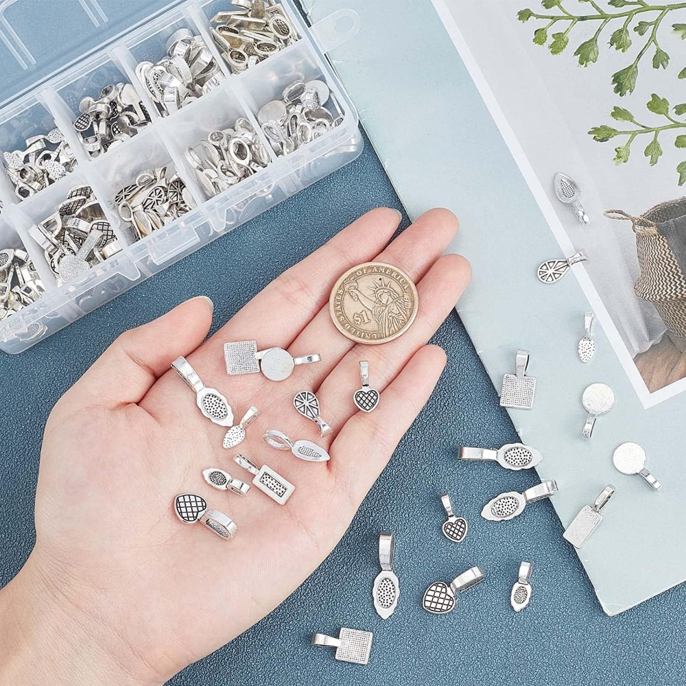 200 piezas de 10 estilos de al - Jewelry Making Silver reseña y precio