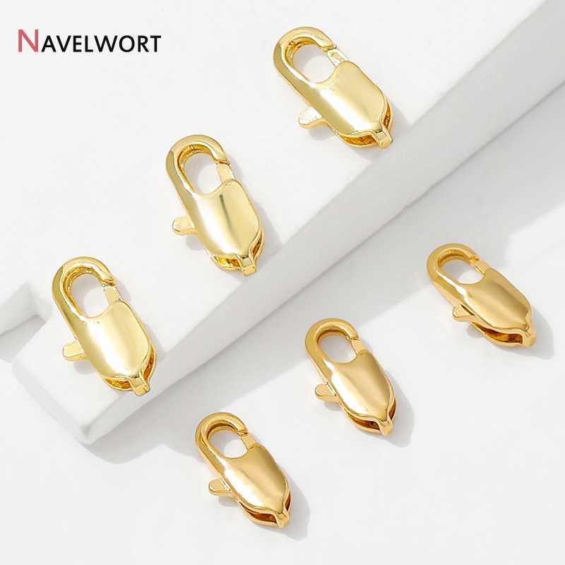 5/10/15 Piezas de Cierres de L - Jewelry Making Gold reseña y precio