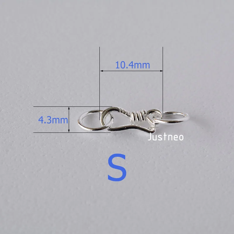 Cierre de pez con gancho y ojo - Jewelry Making Silver reseña y precio