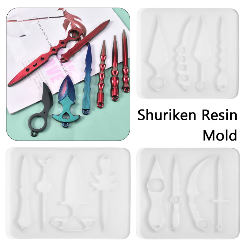 Molde de Silicona Shuriken Nin - Jewelry Making Tools List reseña y precio